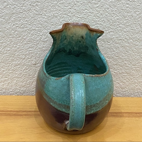 Fabrile Studios Big Bear CA Pottery 6.5”Pitcher Vase - Picture 2 of 15